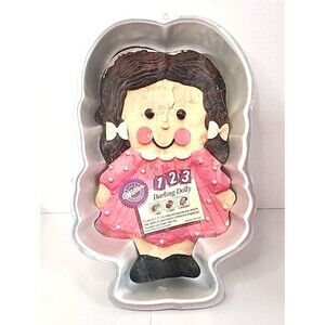 Vintage Wilton 123 Darling Dolly Cake Pan Complete No.9436 Doll Cake